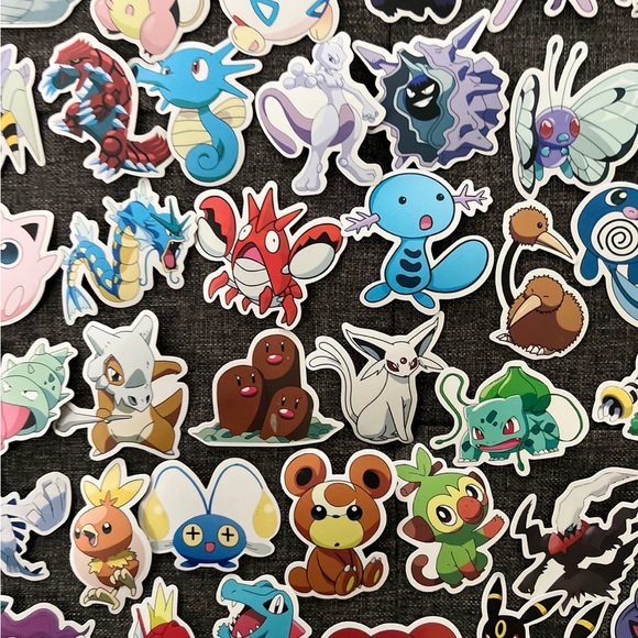 Pokémon Sticker Set 50 pcs Japanese Anime - Picture 5 of 6